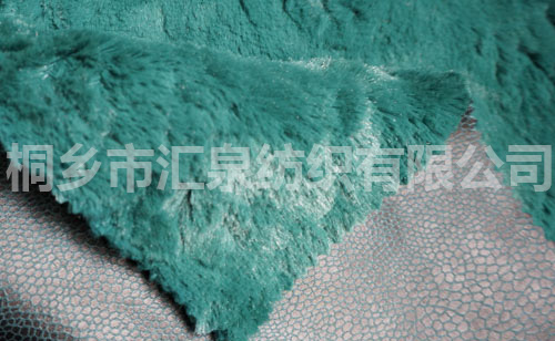 weft knitting suede fabric compound fur