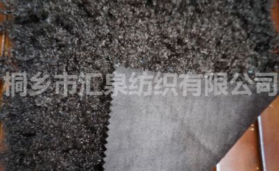  weft knitting suede fabric compound fur