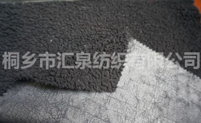  weft knitting suede fabric compound fur